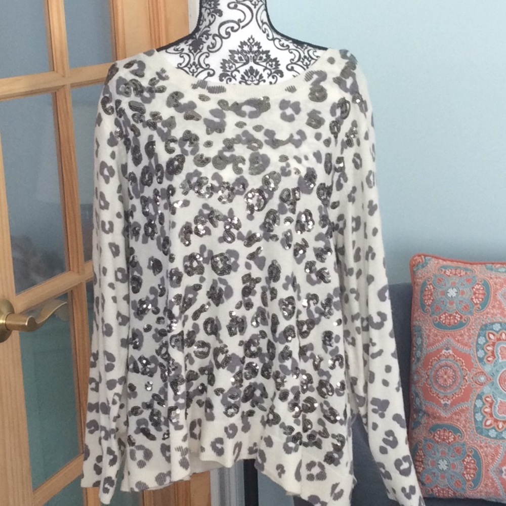 💥Sparkly Leopard Print Sweater💥